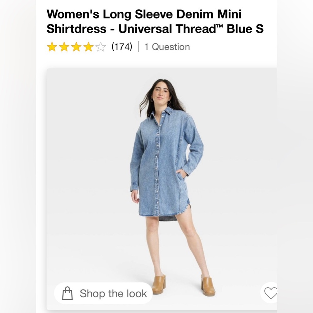 Universal Thread denim dress